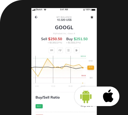 Mobile App with Trading 